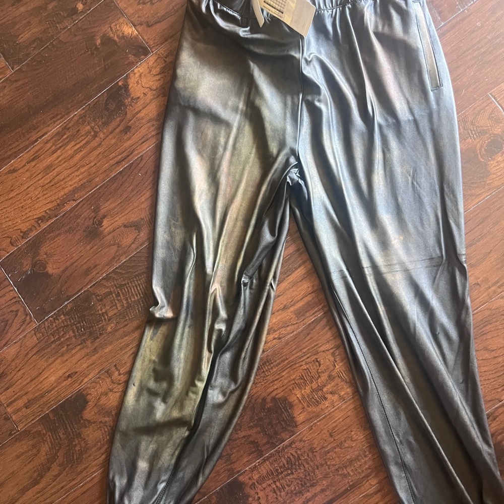 Metallic Jogger Pants